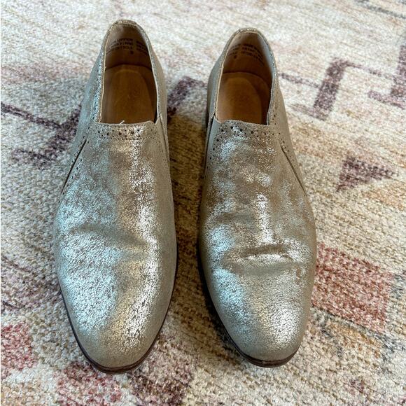 Liendo by Seychelles Anthropologie Shooties Leather Distressed Gold Fall Size 9 - Picture 3 of 14